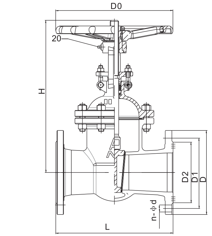 9196供水系統(tǒng)鑄鋼閘閥Z41H-16C